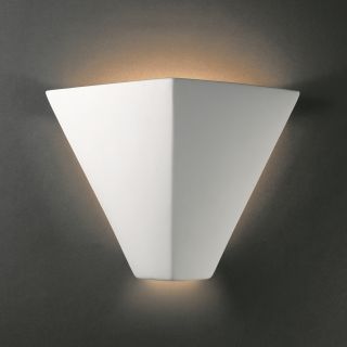 Trapezoidal Ceramic Bisque Wall Sconce Today $106.20