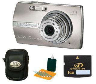 Olympus Stylus 710 7MP Digital Camera w/ Bonus Kit (Refurbished