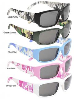 Adi Kids 6737AF Girls 100 percent UV Protected Camo Sunglasses
