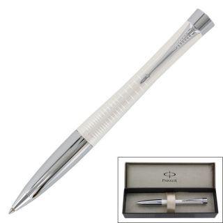Parker Urban Premium Metallic White Chiselled CT Ballpoint Pen Today