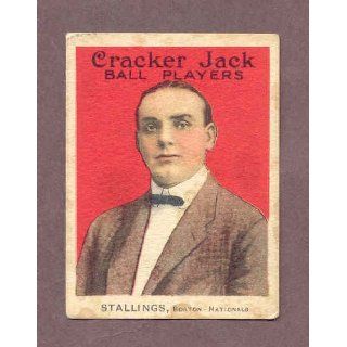 1915 Cracker Jack #162 George Stallings Boston N.L. VG EX
