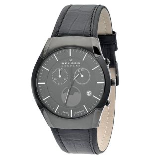Skagen Mens Moonphase Chronograph Watch Today $199.99