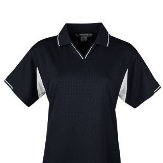 Tri Mountain Womens Moisture Wicking Waffle Knit Golf Shirt. 114