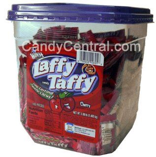 Laffy Taffy Tub Cherry (165 Ct) Grocery & Gourmet Food