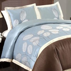 Blue/Brown 4 piece Comforter Set Today $94.99   $109.99
