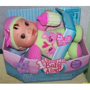 Baby Alive My First Doll   Sips and Cuddles Hispanic Toys