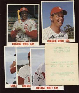 1972 74 Chicago White Sox Decals 6 Different NRMT   MLB