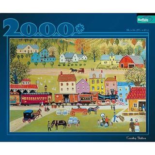 Buffalo Games 2000 piece Country Station Jigsaw Puzzle