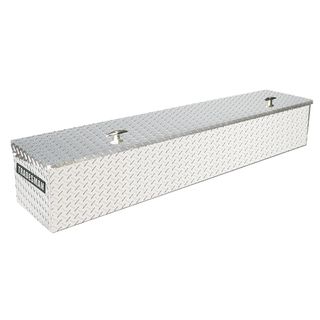 Tradesman Silver Aluminum 60 inch Full Lid Flush Mount Tool Box