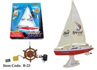 Dual Motors Remote Radio Controlled Rc Sailing Yacht Toys