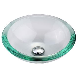 Kraus 19 mm Aquamarine Glass Vessel Sink with 34 mm Edge See Price in