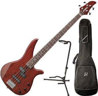 Yamaha RBX170EWRTB 4 String Electric Bass Guitar Flame
