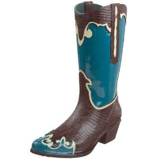 Women Turquoise Cowboy Boots Shoes