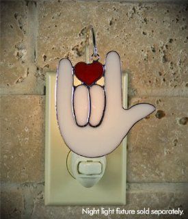 SWITCHABLES SW 173   I LOVE YOU Stained Glass Night Light Cover