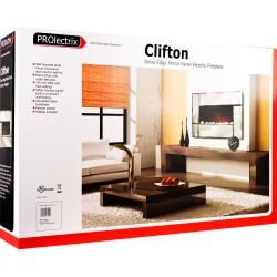 Northwest Clifton Electric Fireplace Heater with Remote