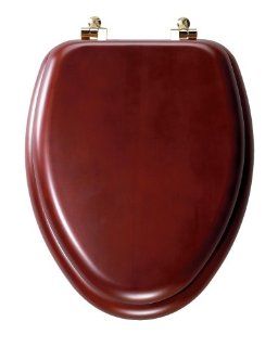Mayfair 19602BR 178 Natural Reflections Wood Veneer Toilet Seat with