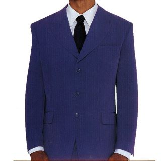 Ferreccis Mens Purple 2 button Suit