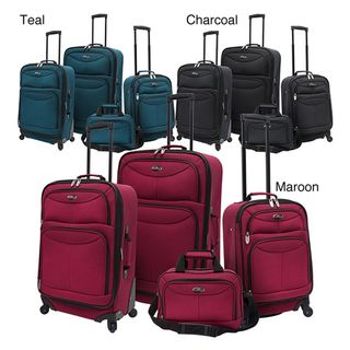 Traveler US3600 4 piece Expandable Spinner Luggage Set