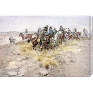 Charles M. Russell Cowboys Stretched Canvas Art Today $97.99 Sale