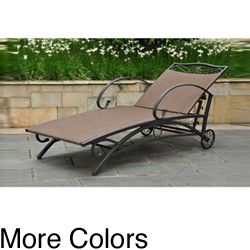 Lisbon Resin Wicker Contemporary Outdoor Multi Position Chaise Lounge