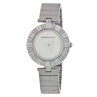 BCBG_Maxazria Womens Florence with Stones Mother of Pearl Watch