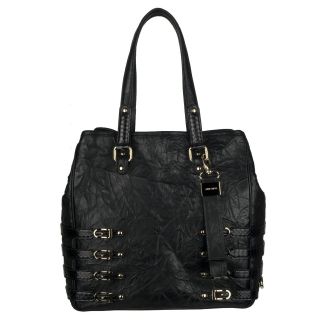 Jimmy Choo Babeth Black Leather Tote Bag