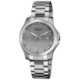 Stainless Steel Crystal Pave Bracelet Watch Today $117.99