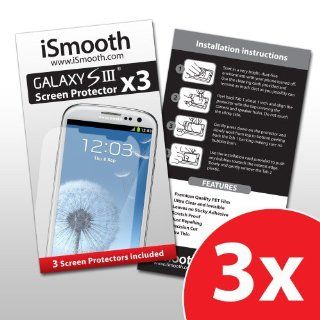 iSmooth Samsung Galaxy S3 Screen Protector 3 Pack Highest