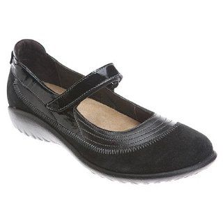 Naot Kirei   Womens Mary Jane Flats, Black Shoes