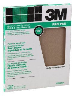 3M Pro Pak 88590NA Aluminum Oxide Sheets for Paint and Rust Removal, 9