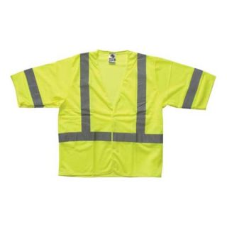 Ergodyne 22025 High Visibility Vest, Class 3, L/XL, Lime