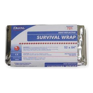 Dukal Corporation 045036 Survival Wrap, Metalic Blanket, Compact