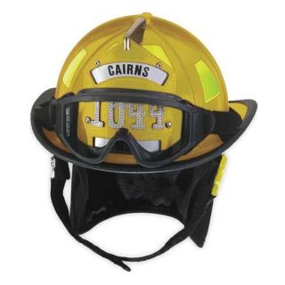 Cairns C TRD B5C2A3220 Fire Helmet, Yellow, Traditional