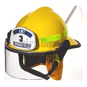 MSA 660CFSW Fire Helmet, White, Faceshield