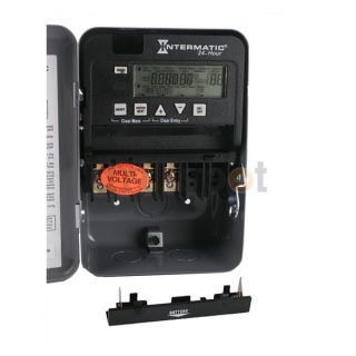 Intermatic ET1105C Elect.Timer, 1P, SPST, 3, 600 8, 300W, 24hr