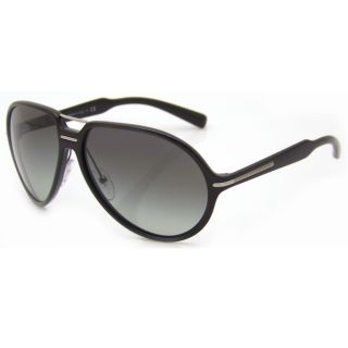 Prada Womens Shiny Black Fashion Sunglasses