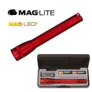 Lampe torche Mini 486.LED MAGLITE à LED de couleur rouge, multi
