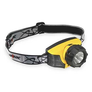 Rayovac INDHDLT Headlight, 2 AA Cells, Krypton, Spot/Flood