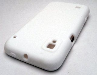 Soft Silicone Skin Case for ZTE N860 Warp   White Cell