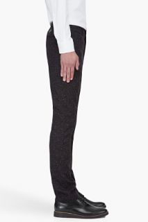 Paul Smith Jeans Speckled Black Wool Trousers for men