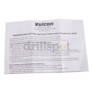 Vulcan 1C1B9 Thermostat Be the first to write a review