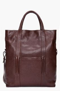 Maison Martin Margiela Brown Leather Travel Bag for men