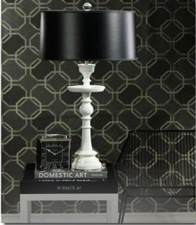 Tribeca White Lacquer Table Lamp