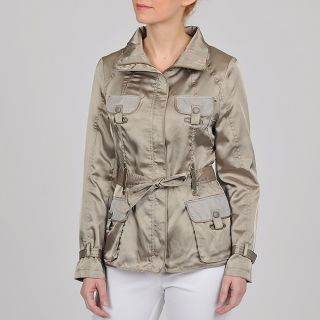 Montanaco Womens Silver Belted Safari Jacket Today $54.99   $69.99