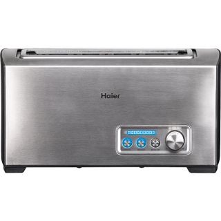 Haier TST120SS Stainless Steel Long Slot Digital Toaster