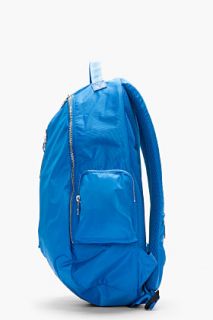 Y 3 Bright Blue Day Backpack for men