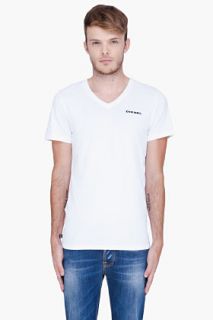 Diesel White Umtee michael T shirt for men
