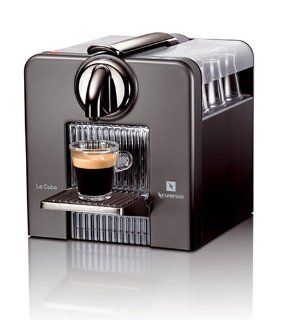 Nespresso C185T Le Cube Automatic Espresso Machine, Titan