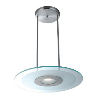 Steel with Frosted Ring 1 Light Pendant Today $240.00