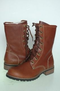 Upper ~ Lace Up Boots/Shoes ~ Brown In Color ~ Size 9 Clothing